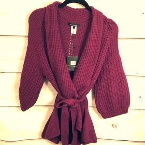 Nanette Lepore Cardigan Sweater with Peplum Sz Sm